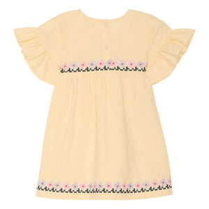 SISSEL EDELBO - Ohio organic cotton dress - Children's collection | Light yellow