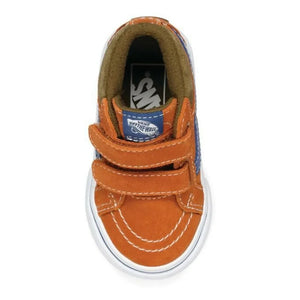 Vans - SK8-Mid Reissue V Pop Scratch Sneakers | Rusty