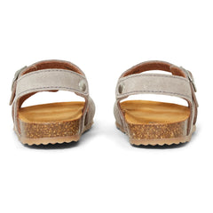 Pèpè - Two Con Me - Suede T-Bar Sandals | Taupe Brown