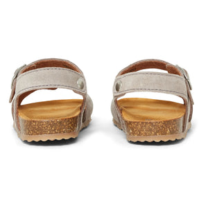 Pèpè - Two Con Me - Suede T-Bar Sandals | Taupe Brown