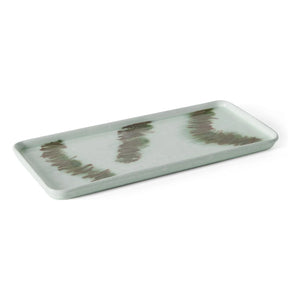 HKliving - Tide Ceramic Cake Plate | Light Blue