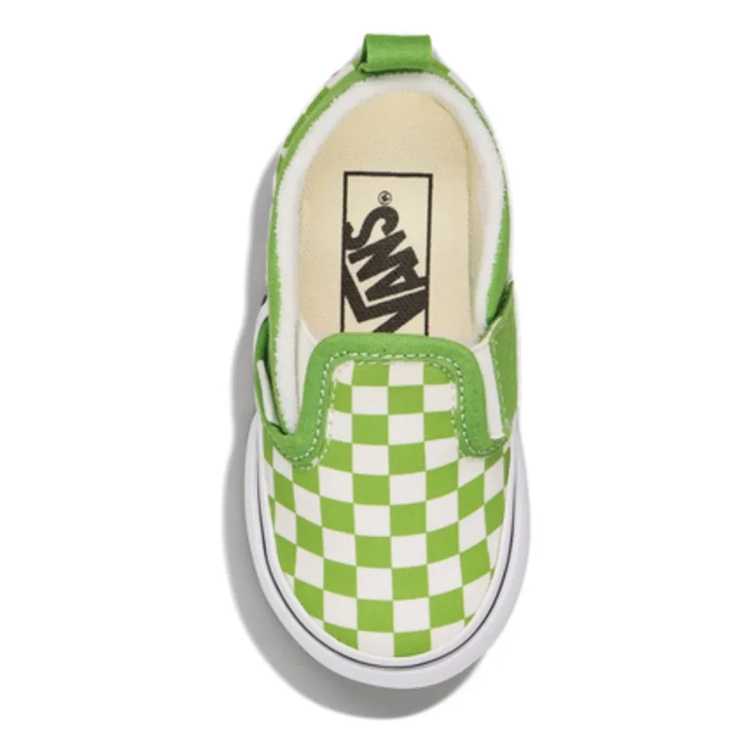 Vans - Slip-On Damier Baby Sneakers | Green