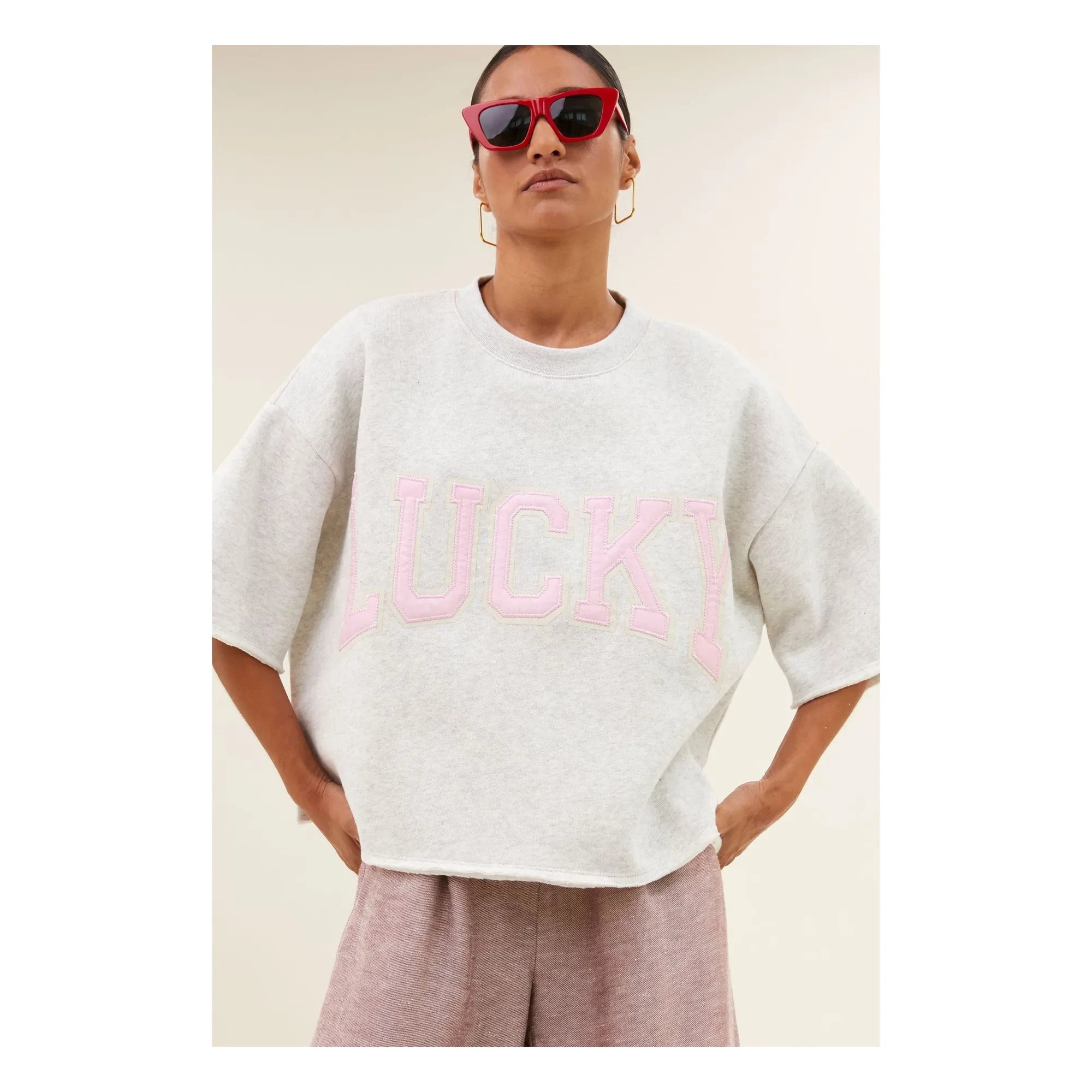 By Bar - Willow Lucky Cotton Sweatshirt | Gray