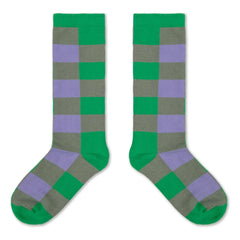 Repose AMS - High Tartan Socks | Green