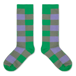 Repose AMS - High Tartan Socks | Green