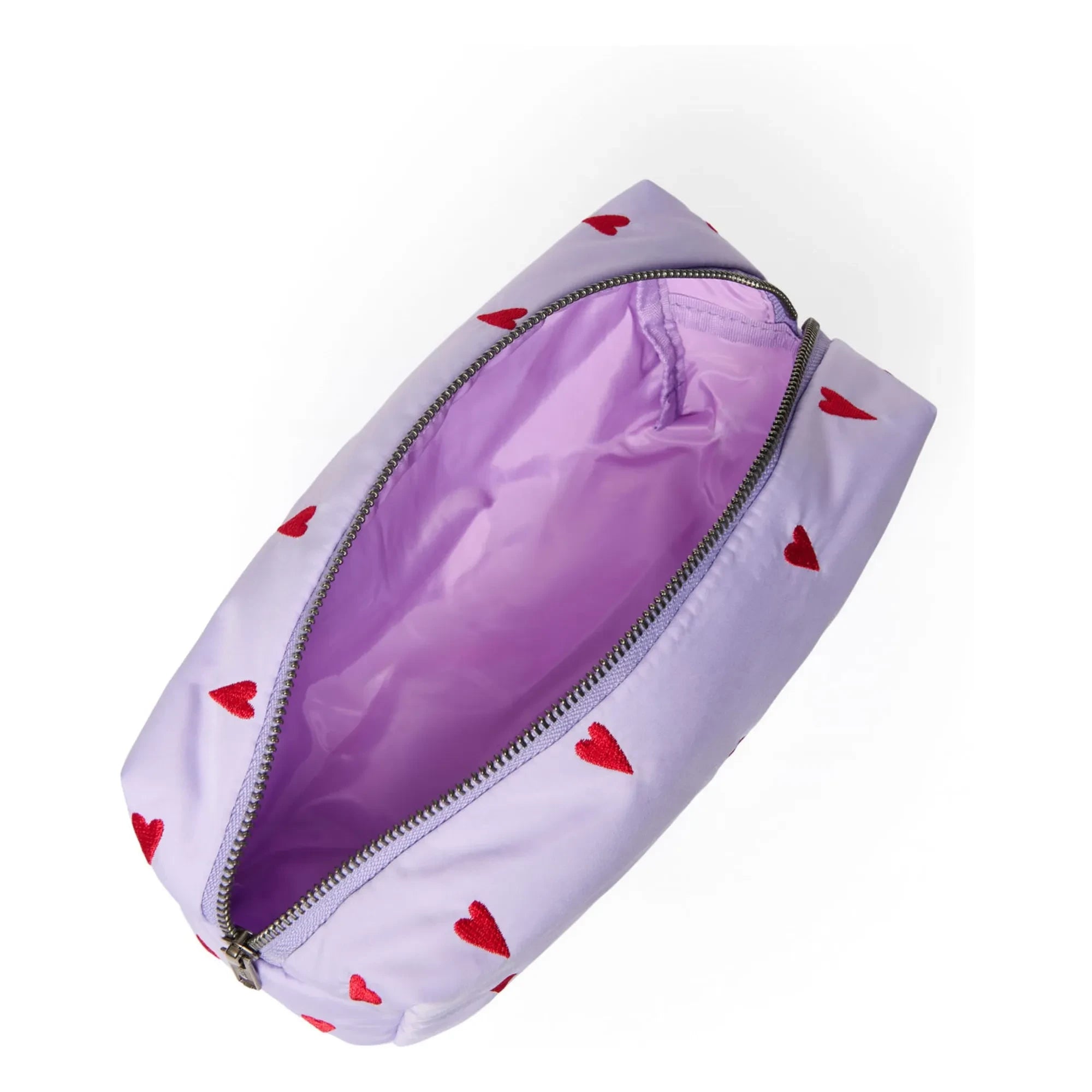 Studio Noos - Puffy Hearts Cosmetic Bag | Lilac
