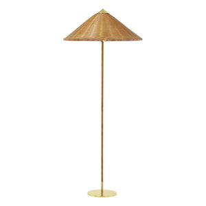 Gubi - 9602 Rattan Zemin Lambası | Natural