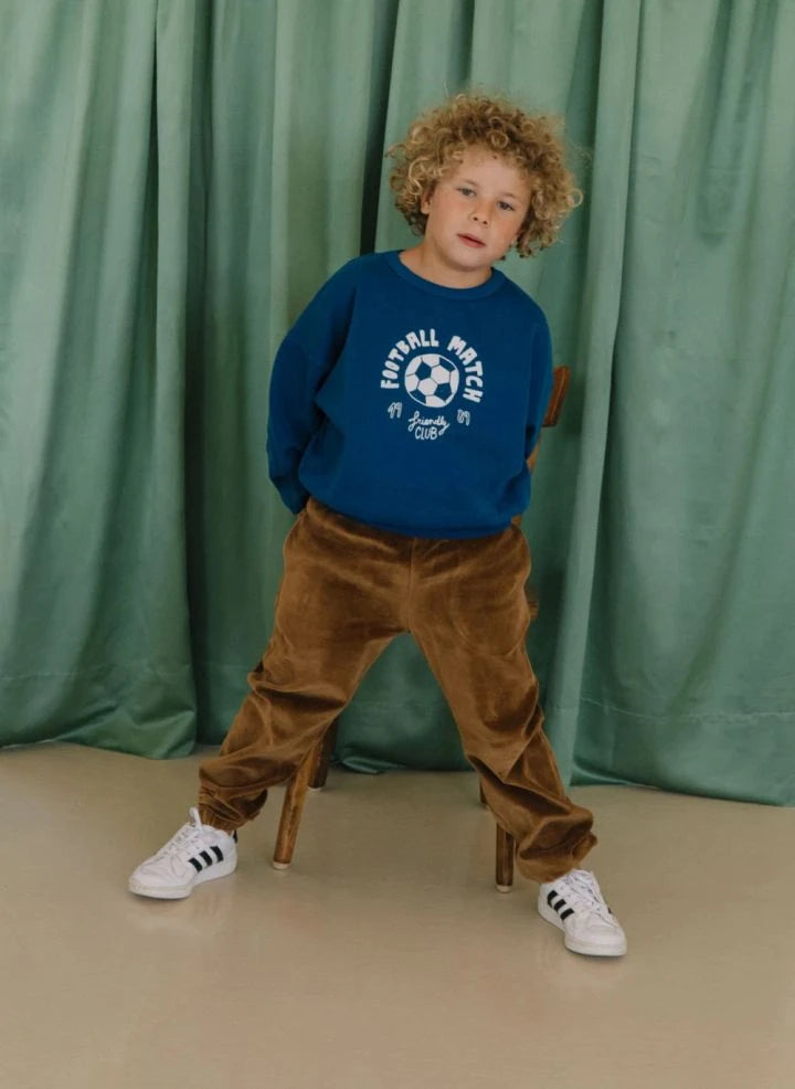 We Are Kids - Ronnie Velour Organic Jogger | Brown
