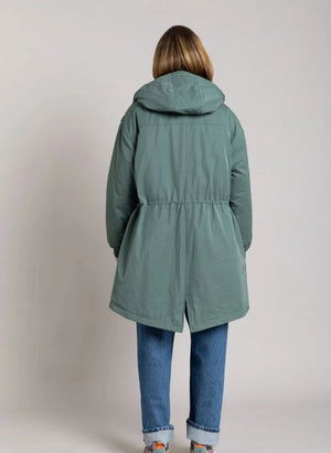 Smallable Woman - Zebra Geri Dönüştürülmüş Elyaf Astarlı Parka | Teal