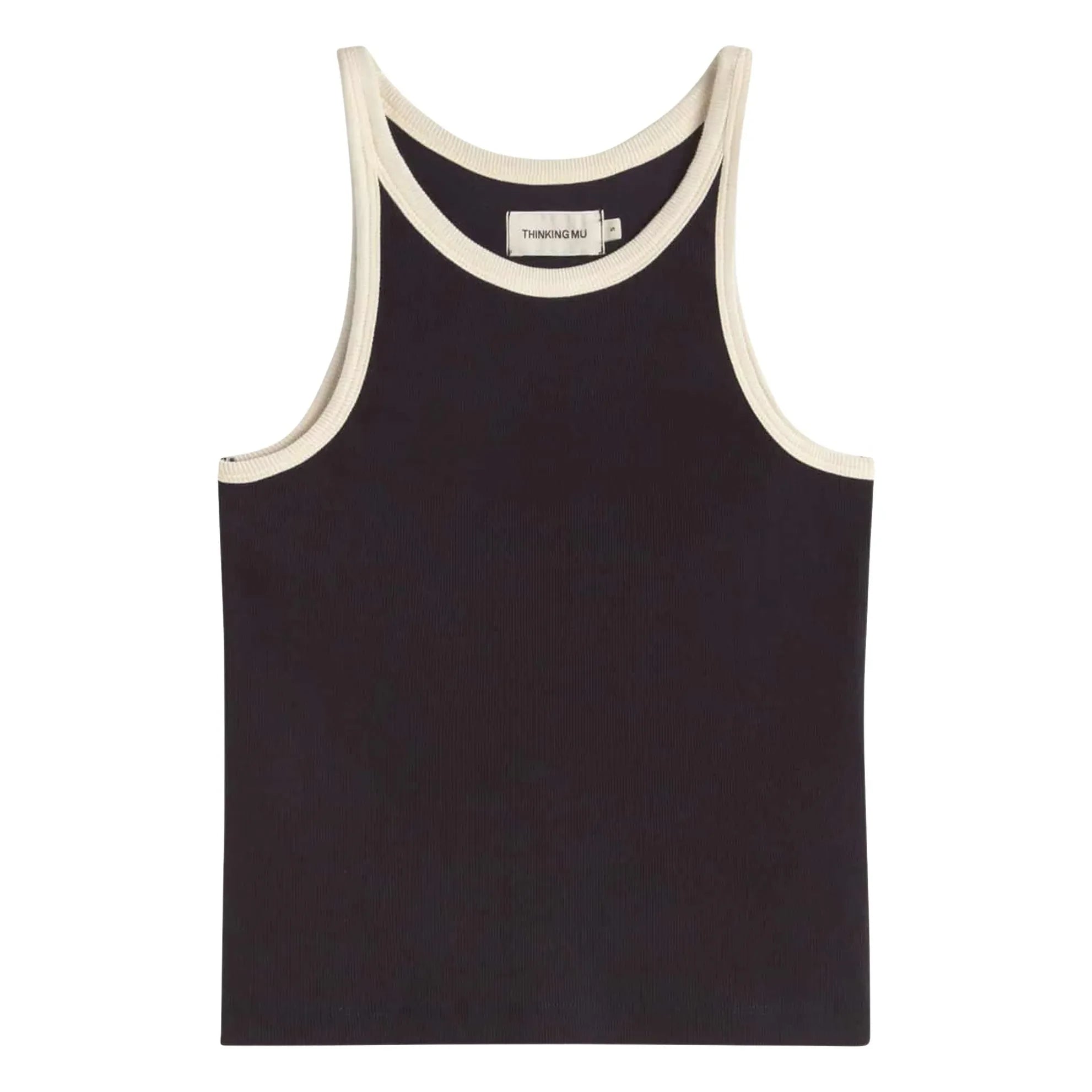 Thinking Mu - Harriet Organic Cotton Top | Navy Blue