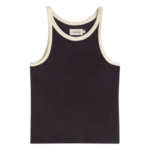 Thinking Mu - Harriet Organic Cotton Top | Navy Blue