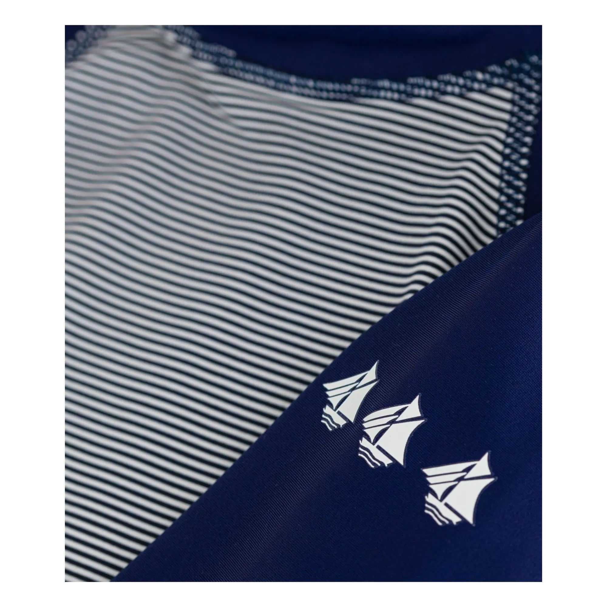Petit Bateau - Striped UV Protection Bath T-Shirt | Night Blue
