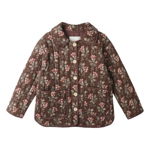 Rylee + Cru - Clara Quilted Jacket | Brown