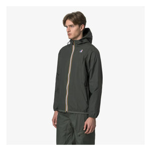K-way - Windbreaker Le Vrai 4.0 Claude Ripstop Geri Dönüştürülmüş Lifler | Koyu yeşil