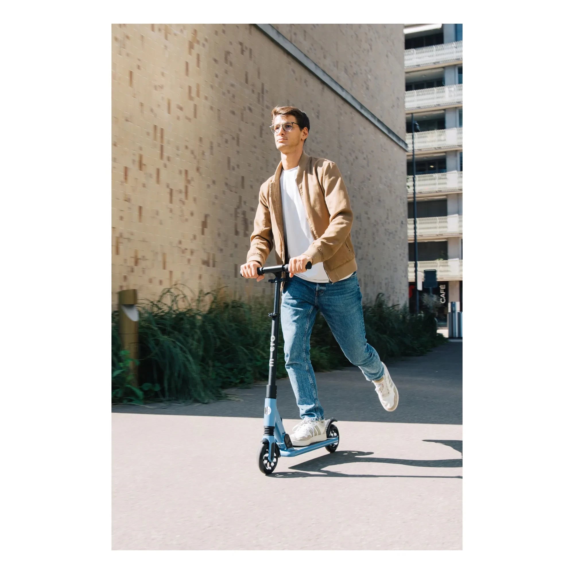 Micro-Sprite suspension scooter | Light blue