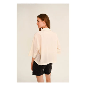 Sacrécoeur - Jodie Poplin shirt | Off-white