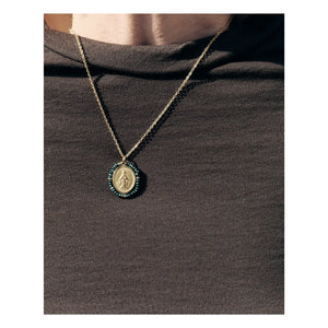 Palas - Santa Maria Shiny Necklace | Blue-Green