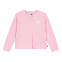 Petit Bateau - Solid Fleece Jacket | Pink