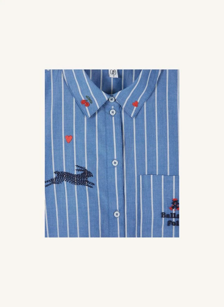 Emile et Ida - Elfy striped shirt | Indigo