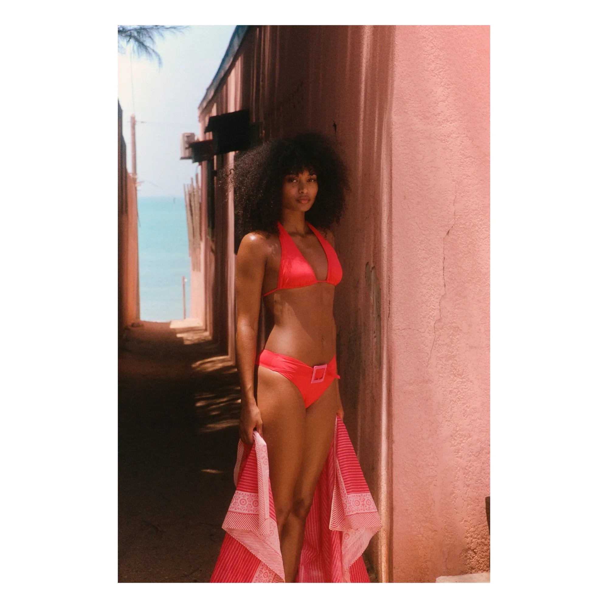 Casa Rosa - Carlotta Maillot Top | Red