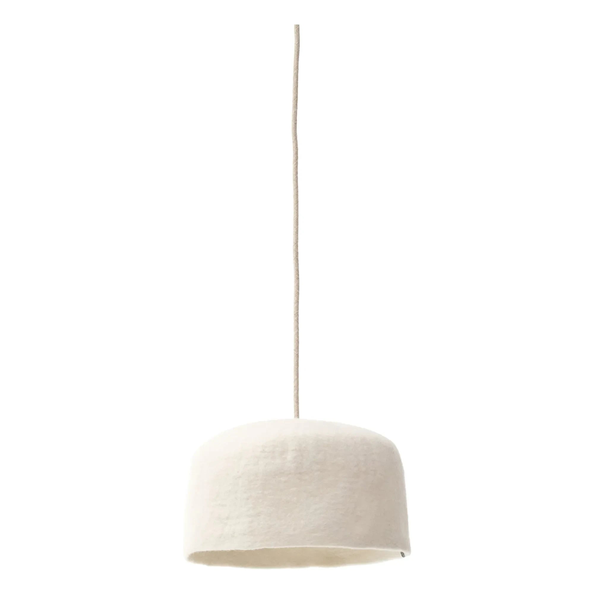 Muskhane - Felt Bedside Lamp | Ivory