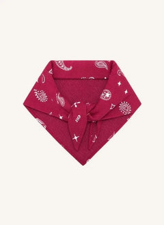 Cos I Said So - Organic Cotton Paisley Shawl | Red
