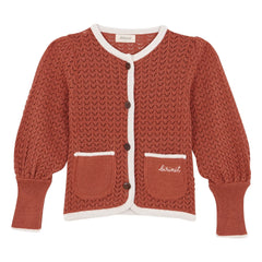 birinit - Ponçik Cardigan | Terracotta
