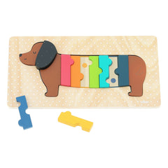 Vilac - Andy Westface Trash Dog Shape Matching Puzzle