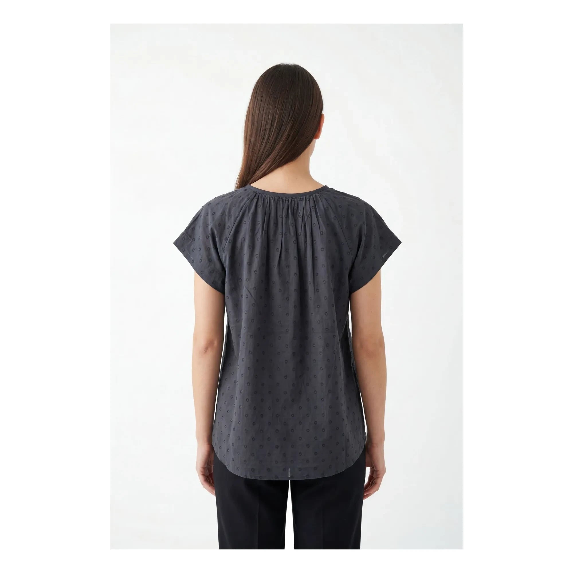 BELLEPIECE - Sistelo Cotton blouse | Gray