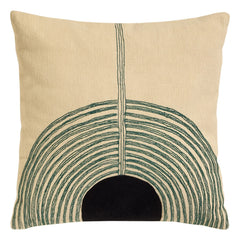 Maison Sarah Lavoine - Mirage Embroidered Pillow | Sarah Blue