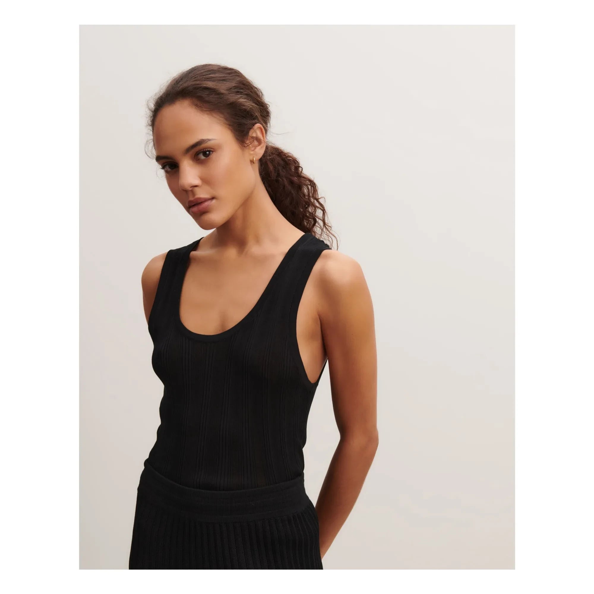 Bompard - Fitted Tank Top | Black