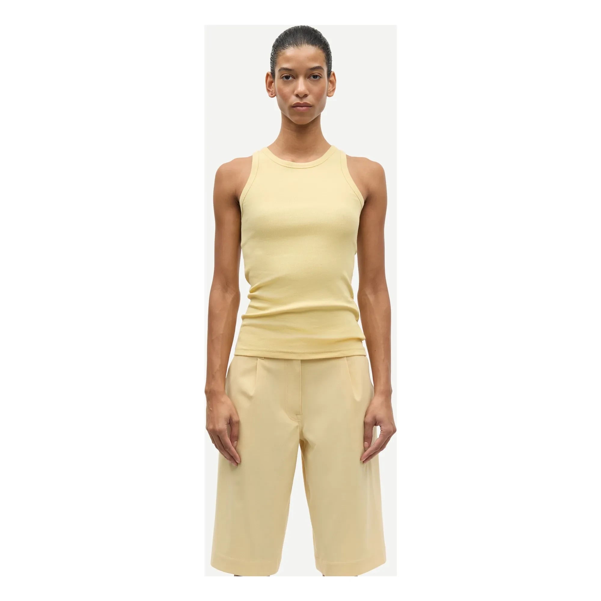Samsoe Samsoe - Alexo Organic Cotton Top | Straw Yellow