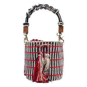 Guanabana - Crossbody Bag Macramé Medium | Navy Blue