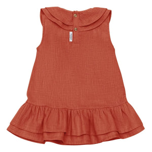 Donsje - Michelle Linen Dress | Pale Red