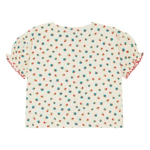 The Campamento - Floral Blouse | Ecru