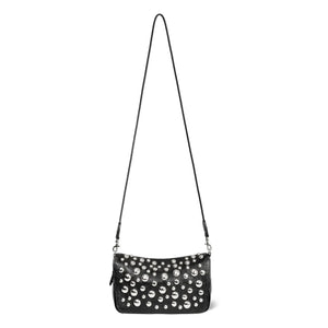 Jérôme Dreyfuss - Bobi S Bag, Tortoiseshell Leather, Silver | Black