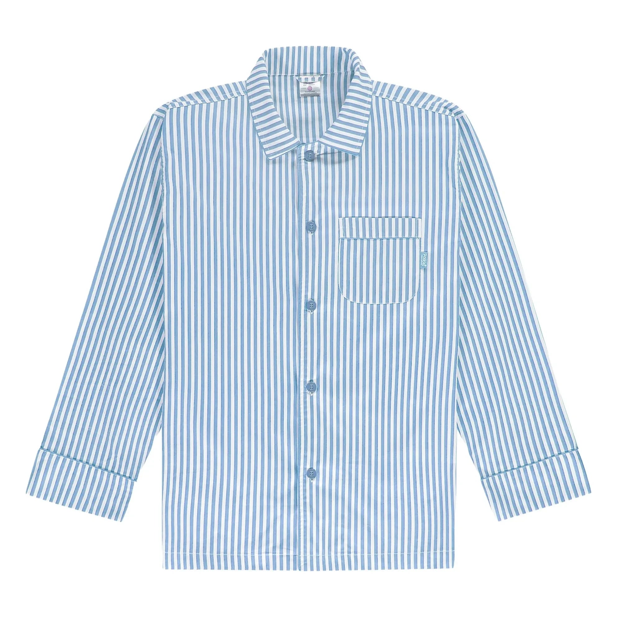 Pockies - Striped Pajama Shirt | Blue