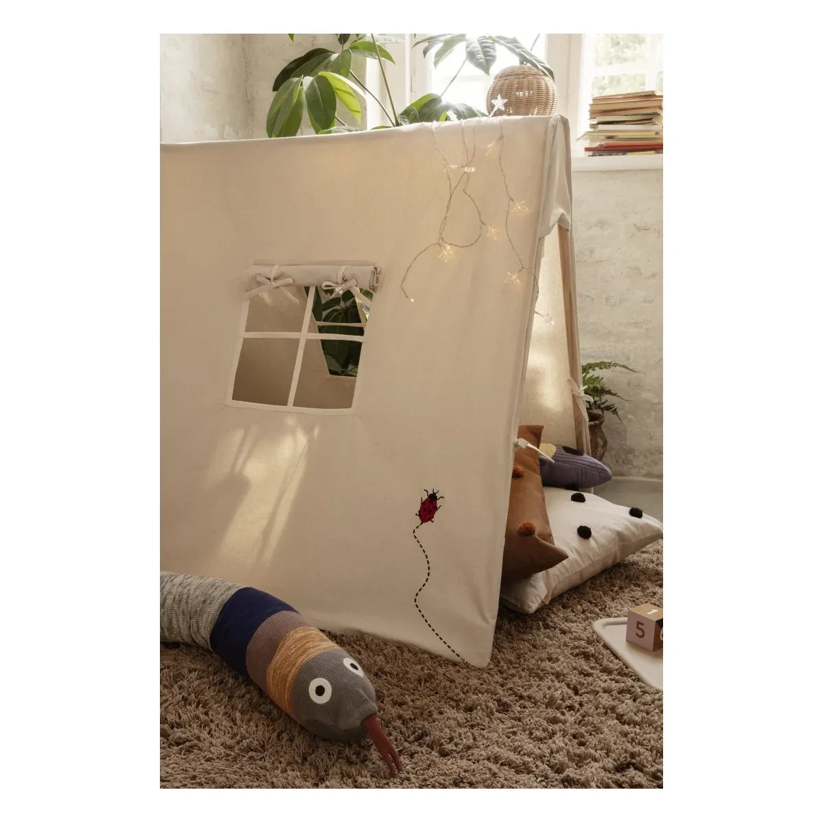Ferm Living Kids - Uğur Böceği Çadır | Kırık beyaz