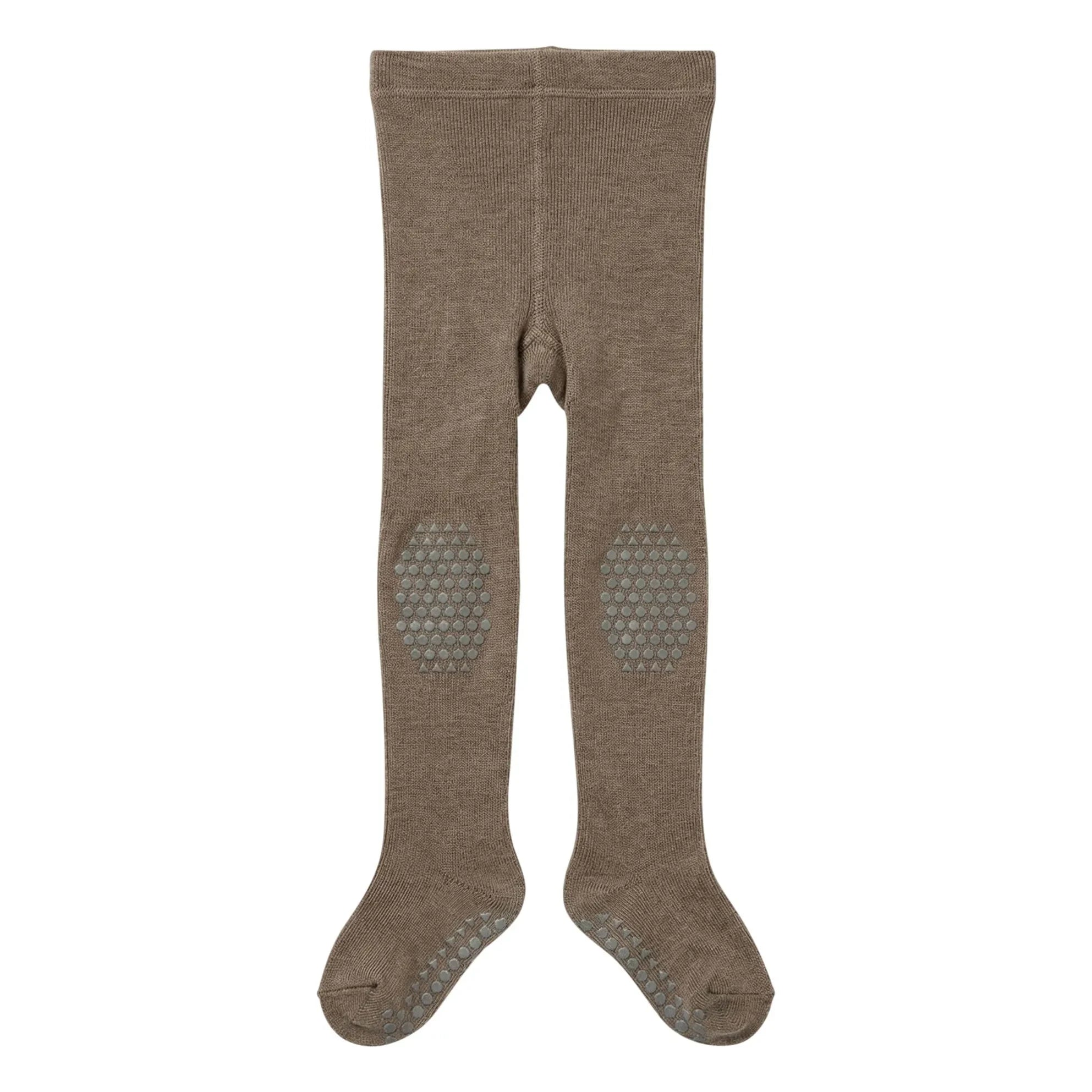 GOBABYGO - Organic Cotton Non-slip Tights | Camel