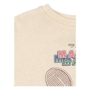 Konges Sløjd - Loupy Match Organic Cotton Sweatshirt | Cream