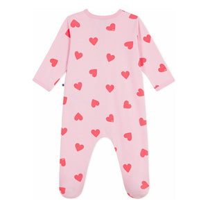 Petit Bateau - Sleep Well Hearts PB Pajama | Pink