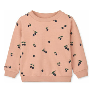 Liewood - Thora Berries Organic Cotton Sweatshirt | Pink