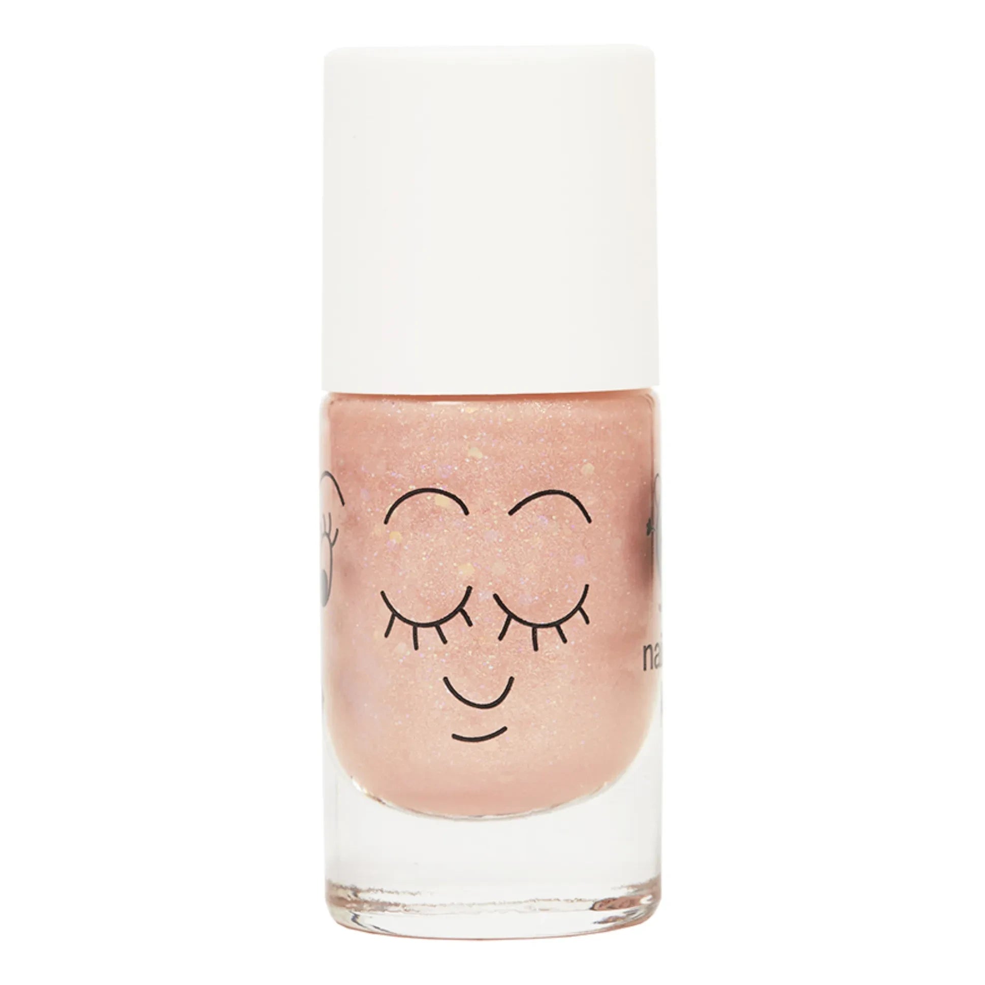 Nailmatic Kids - Peach Glitter Nail Polish - 8 ml | Peach