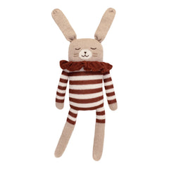 Main Sauvage - Striped Jumpsuit with Large Plush Bunny | Siena