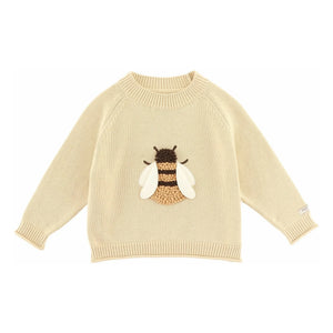 Donsje - Valenthe Abeille Organic Cotton Sweater | Light Yellow