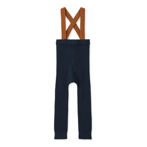 Liewood - Cuno Organic Cotton Suspender Tights | Navy