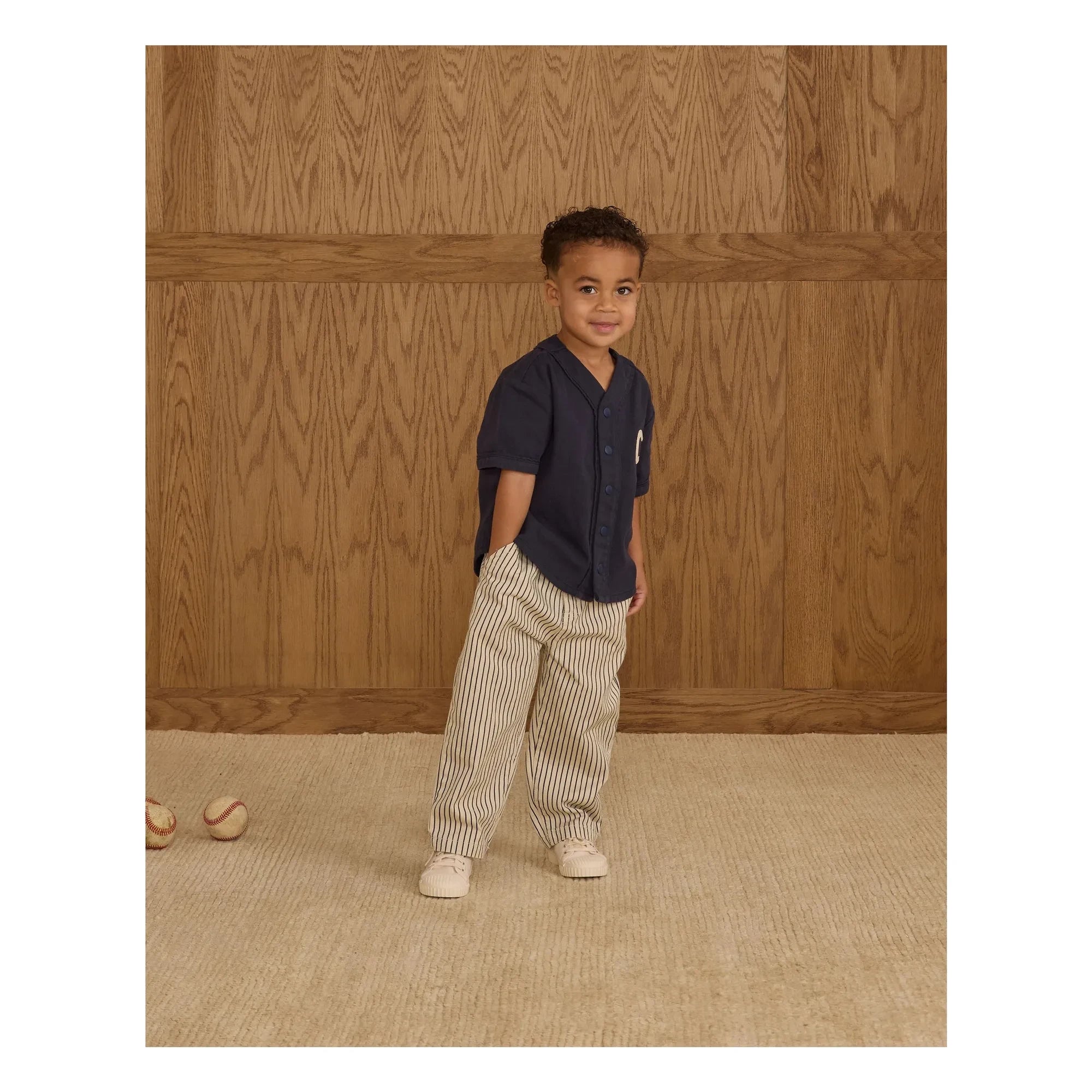Rylee + Cru - Striped Pants | Ecru