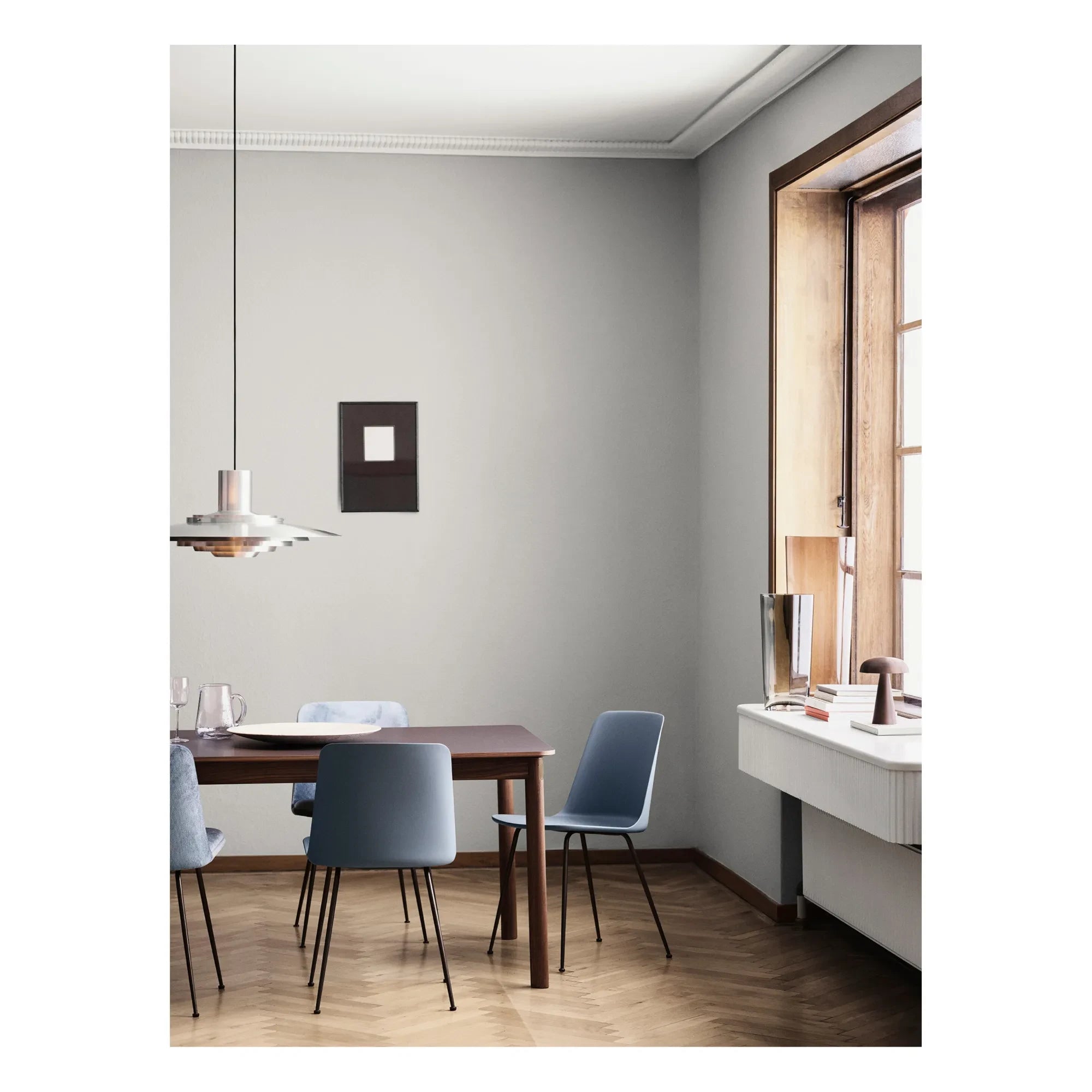 & Tradition - Rely HW6 Chair - Hee Weeling | Gray Blue