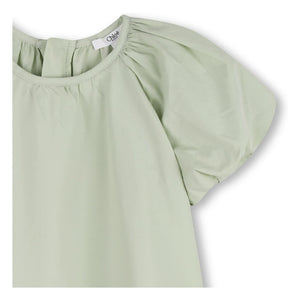 Chloé - Organic Cotton Poplin Dress | Mint Green
