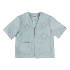 Donsje - Denim Chellèe Etoiles Jacket | Light blue